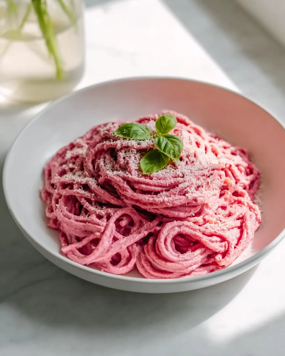 Gesunde Vegane Rosa Pasta: So gut, so schön, so einfach!