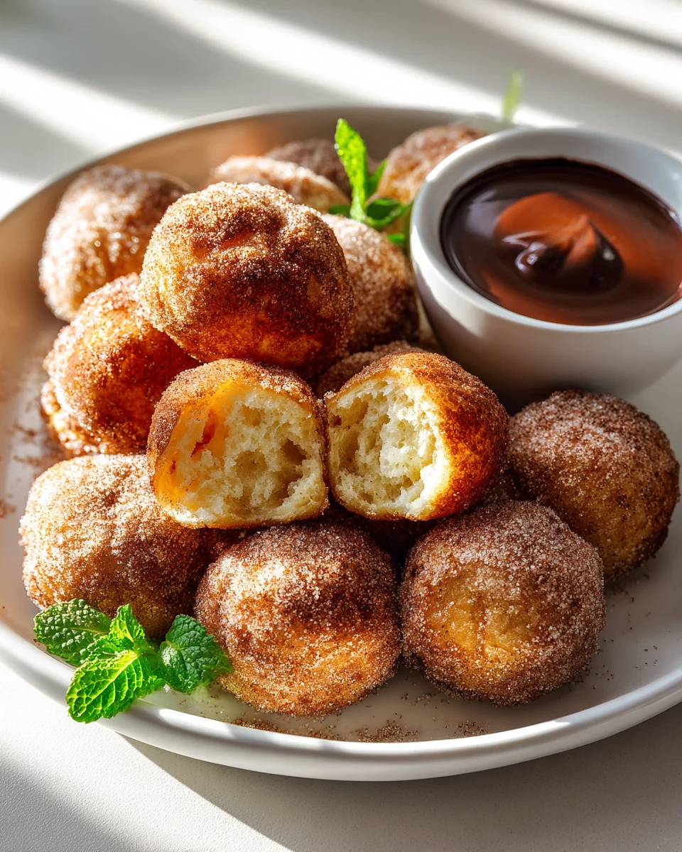 Leckere Air Fryer Spanische Churro Pancake Bites Rezept