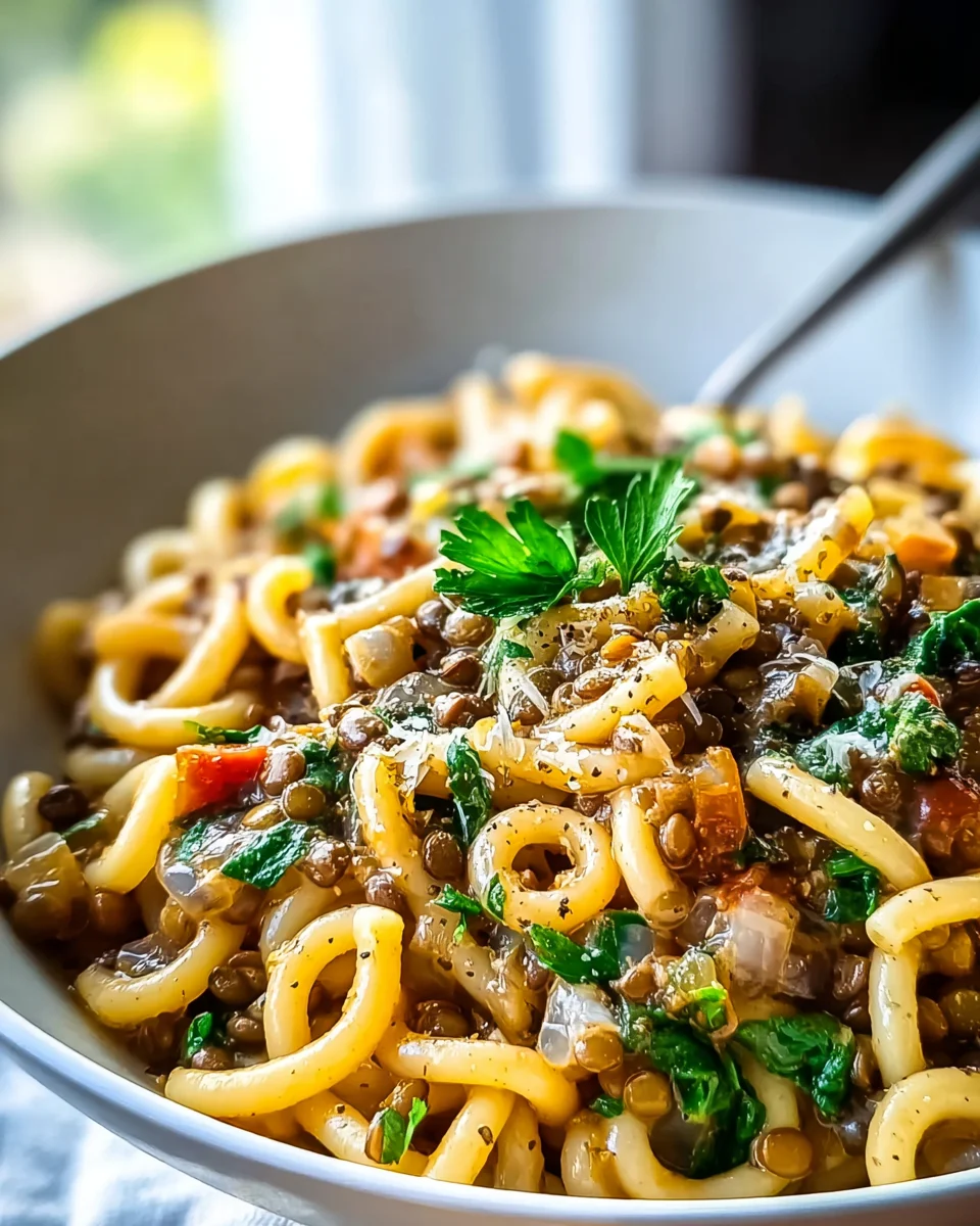One Pot Pasta mit Linsen – Das ultimative Rezept für Genuss!