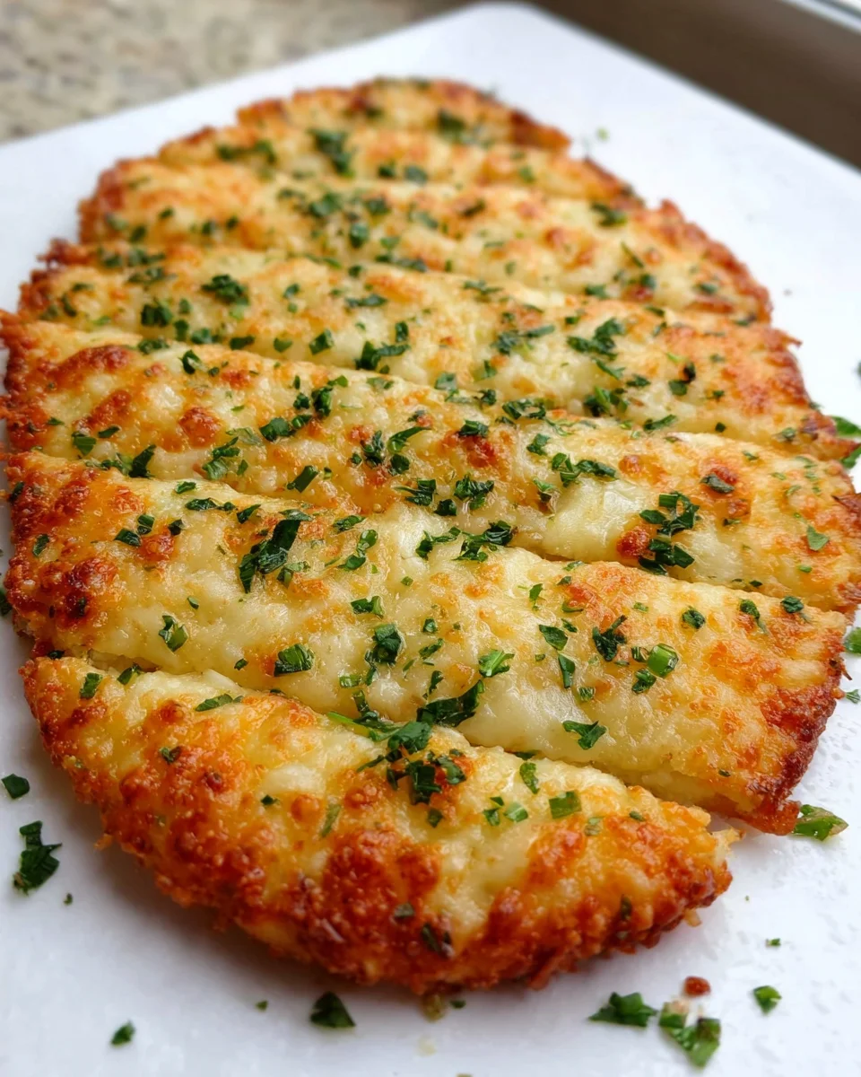 Knoblauch-Käse-Brot Low Carb