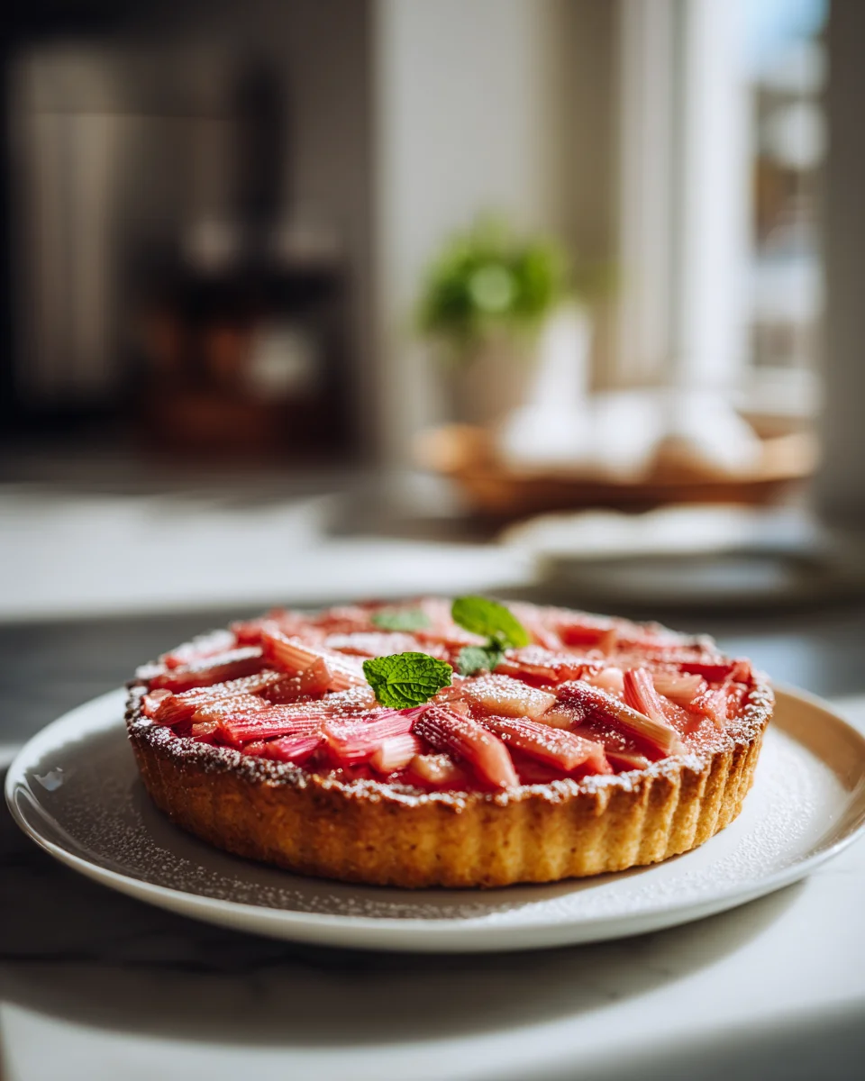 Frühlingshafte Rhabarber Tarte – Leckeres Rezept für Genuss!