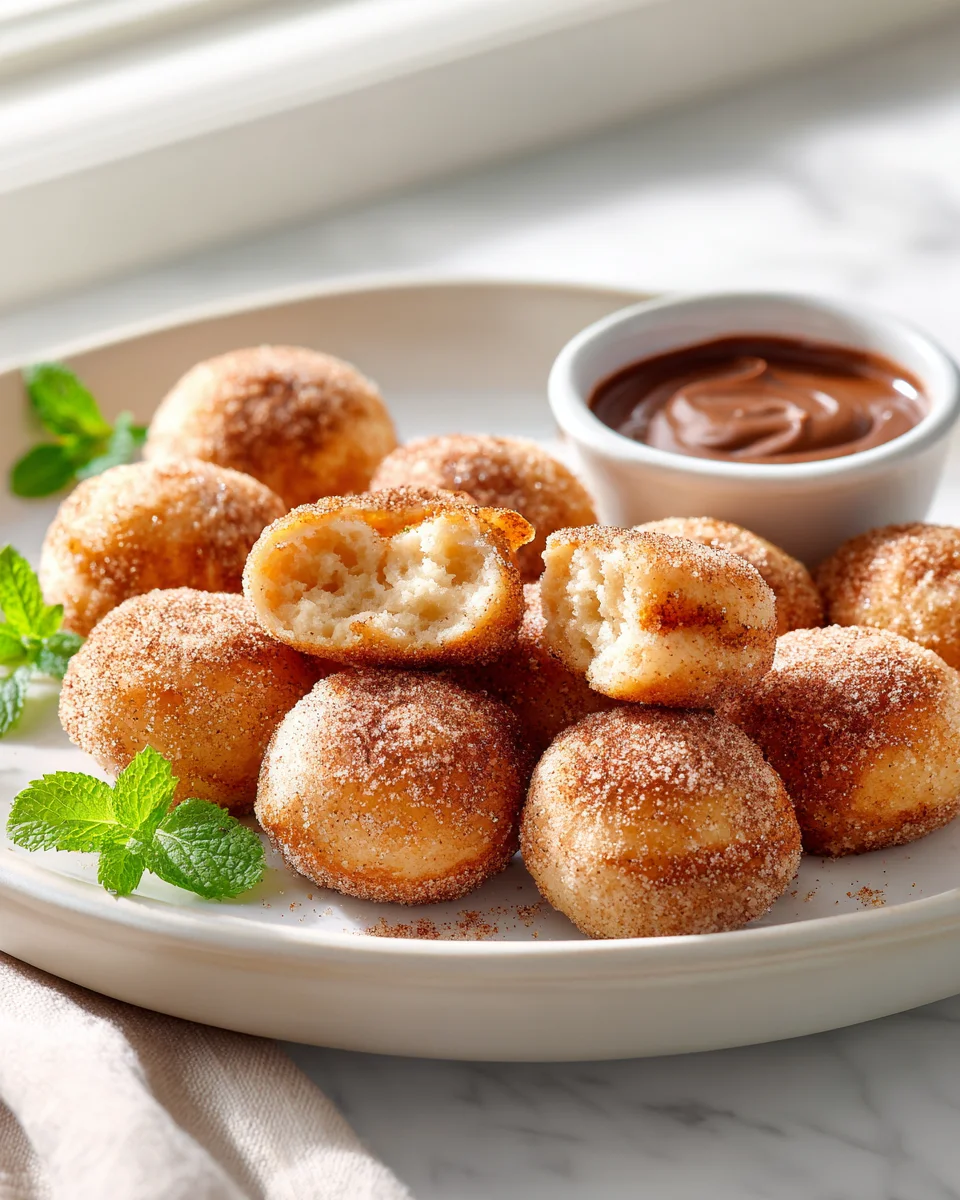 Leckere Air Fryer Spanische Churro Pancake Bites Rezept