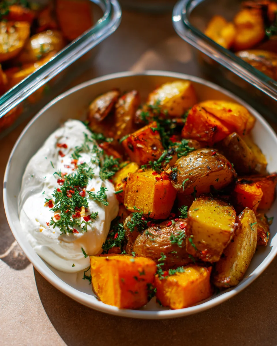 Ofenkartoffeln mit Kürbis – Einfaches Blechrezept für Genießer