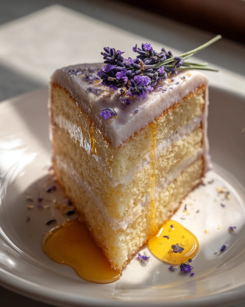 Lavendel Honig Frühlingskuchen – Süßes Frühlingsvergnügen!