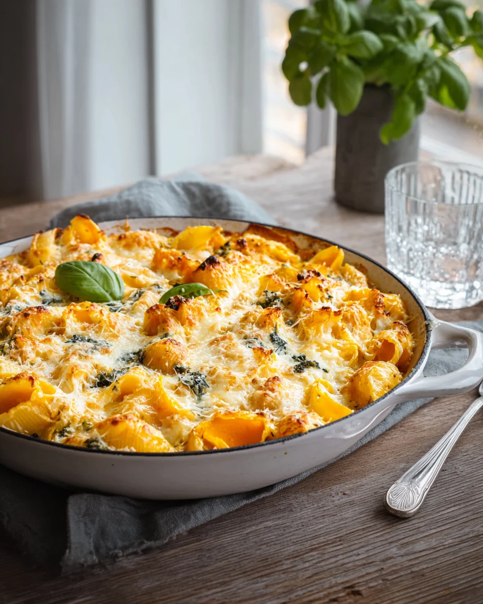 Cremiger Nudel Kürbis Auflauf – Ein herzhaftes Herbstgericht!