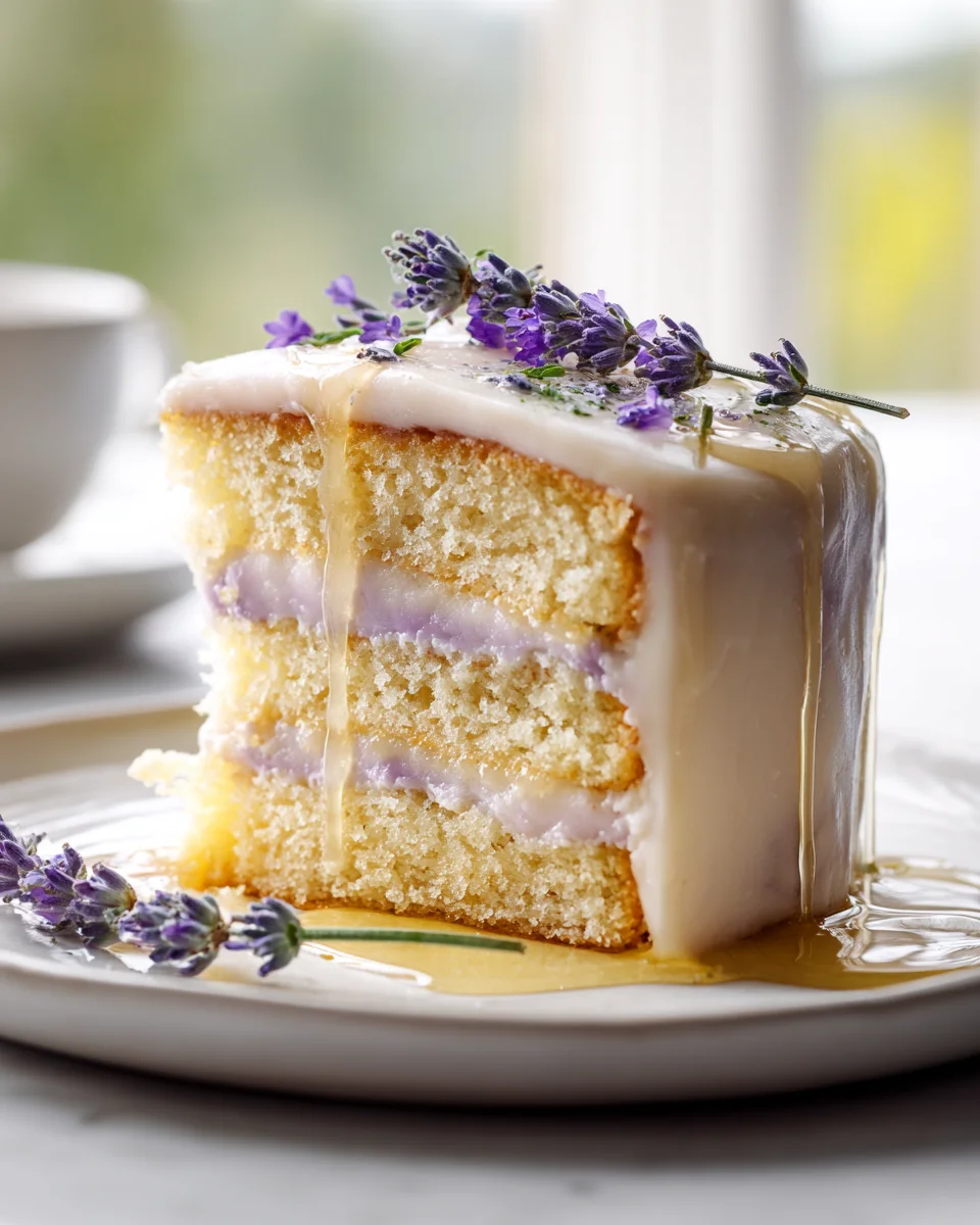 Lavendel Honig Frühlingskuchen – Süßes Frühlingsvergnügen!