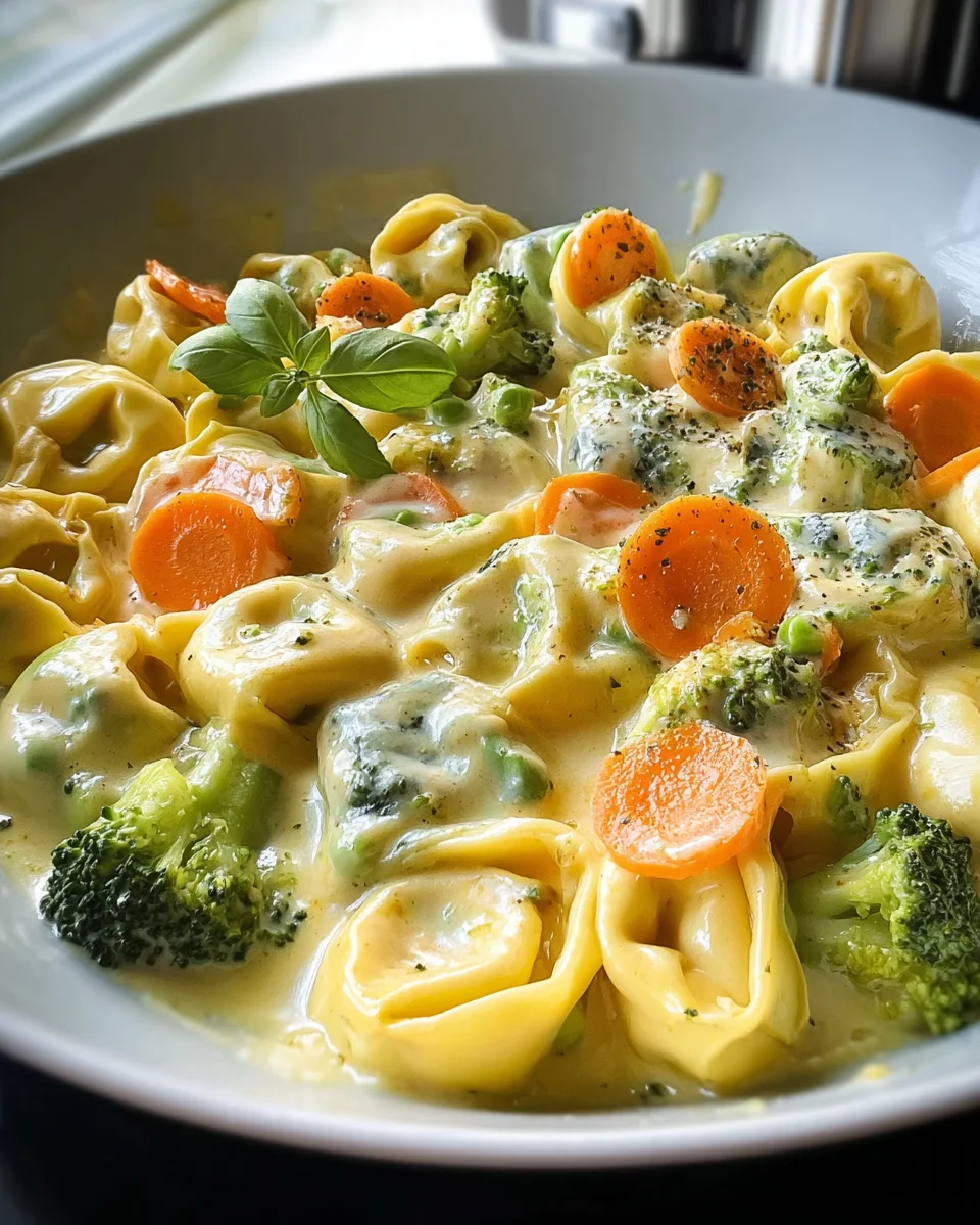 Cremige Gemüsetortellini Pfanne – Schnell & Lecker Genießen