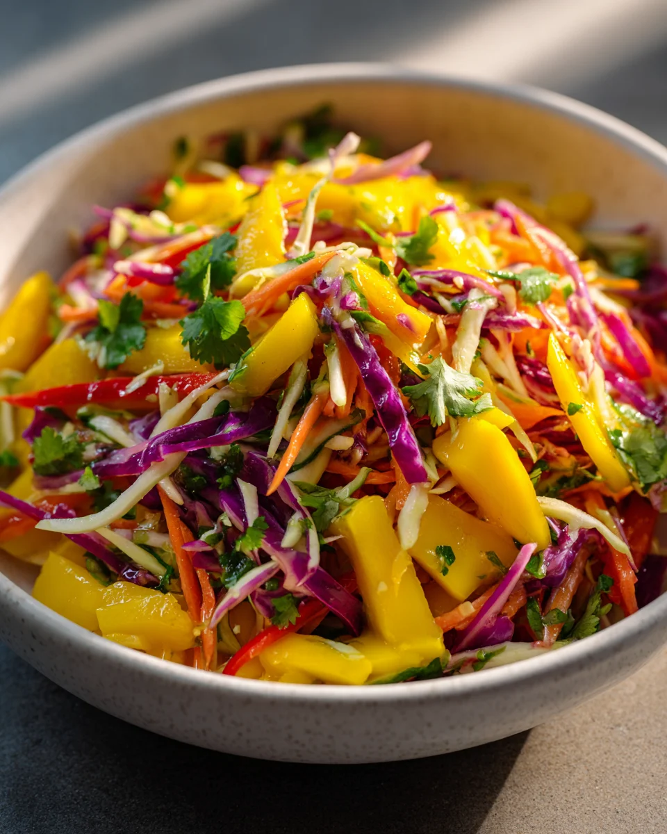 Frischer Mango Slaw: Leckeres Rezept für einen Sommersalat