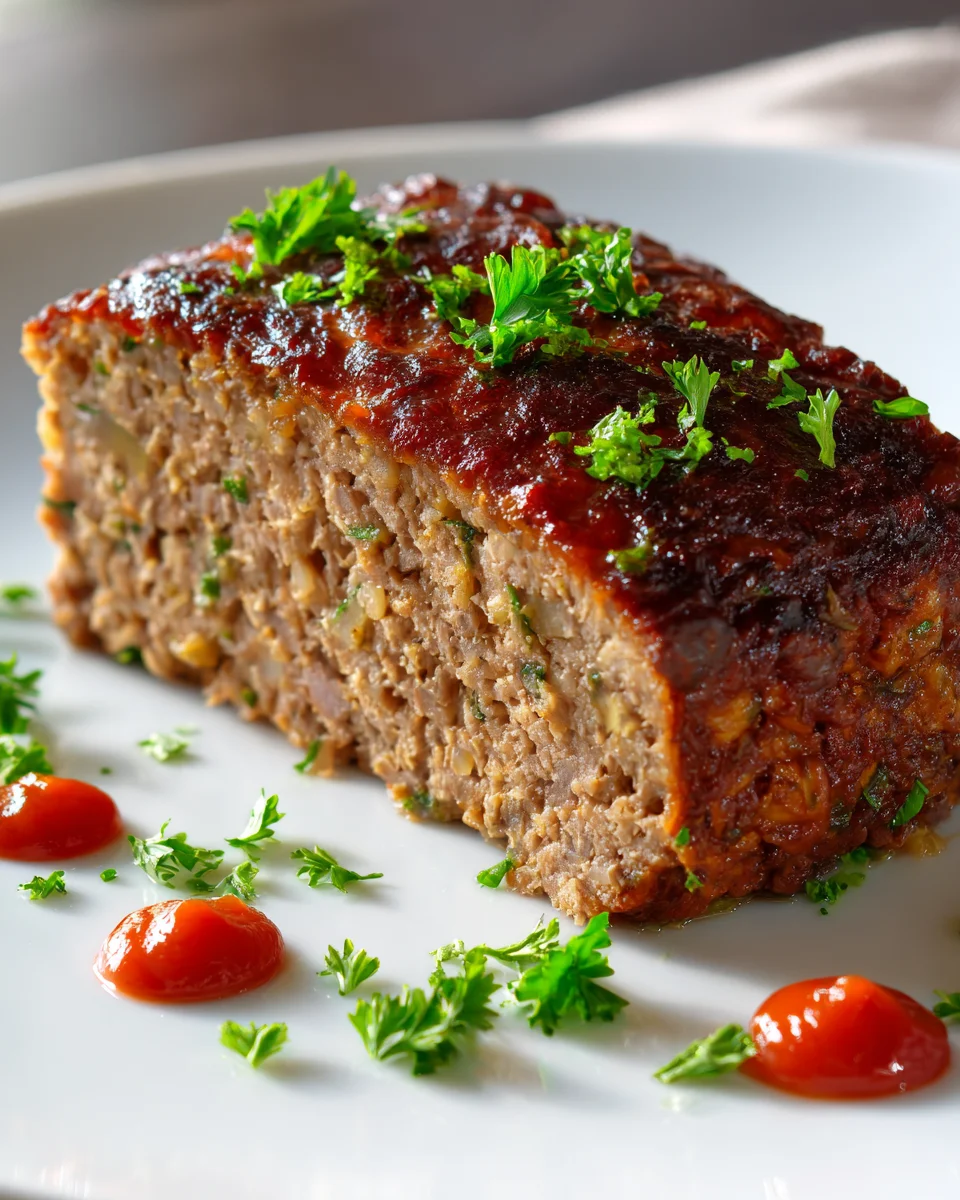 Saftiger Hackbraten mit Kräuterzauber